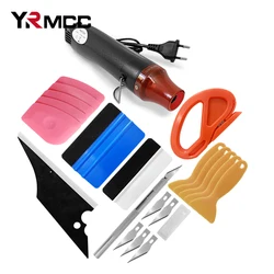 Car Film Wrap Vinyl Scraper Vinyl Spatula Squeegee Set Heat Gun Auto Parts Cutter Tool Kit Cutter for Vehicle Window Tint Car