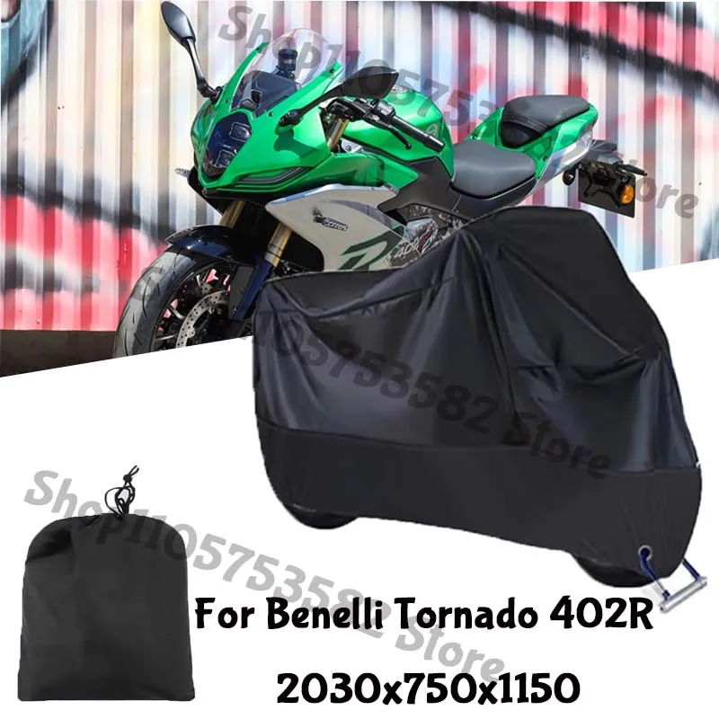 Motorcycle Full Covers For Benelli Tornado 402R Car Outdoors Sun Protection Dust No Ear Thickened Oxford Clothcover Accessories