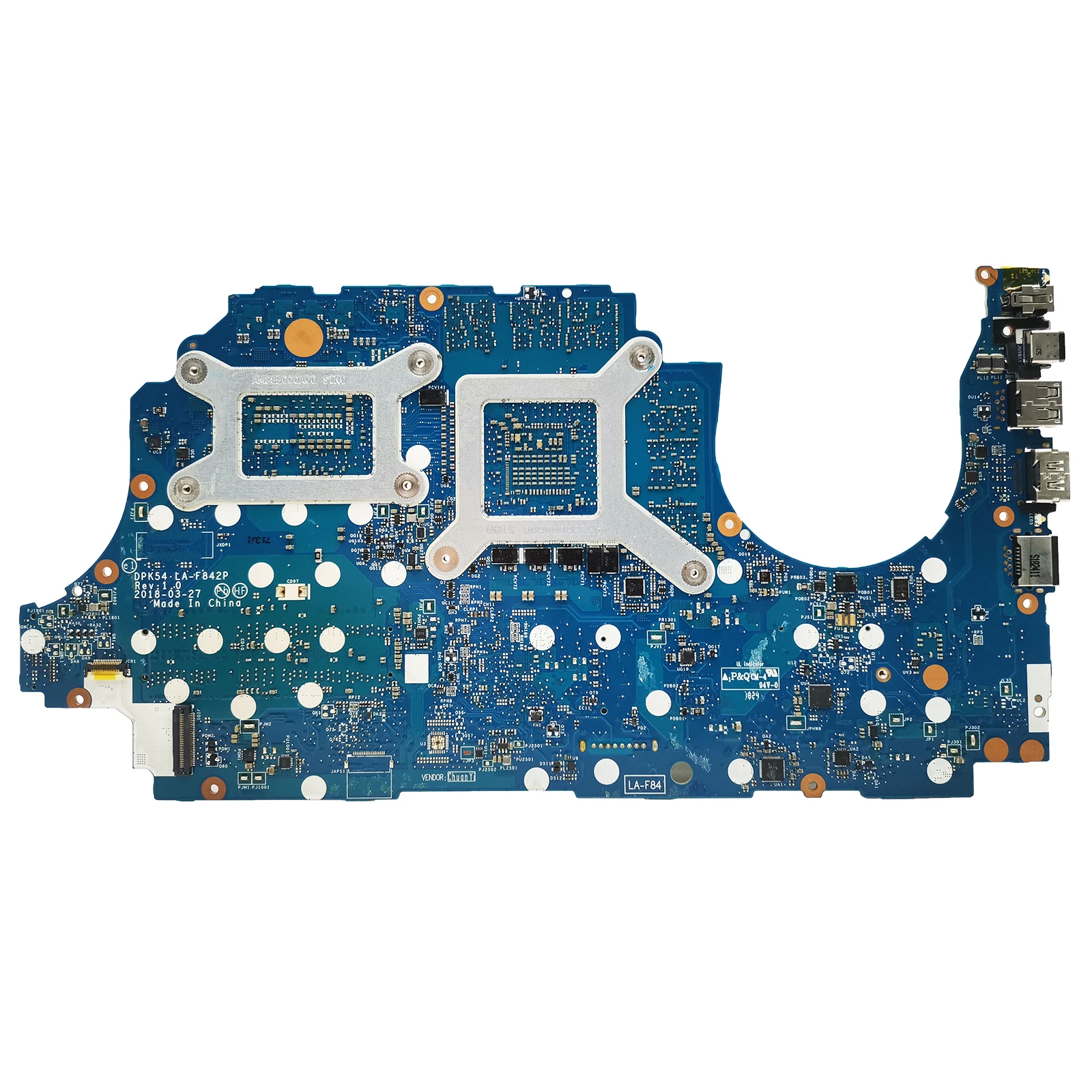 Placa base L20304-001 para portátil HP 15-CX, L20304-501 de ordenador portátil con L20304-601, GTX1060, LA-F842P, I7-8750H