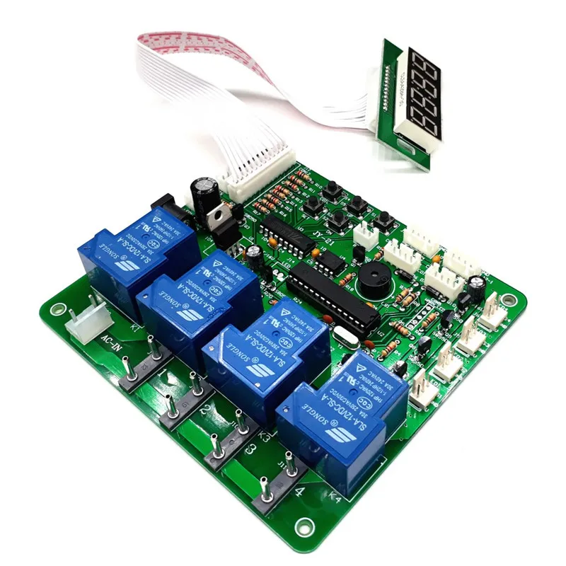 multi channel timer board para bill acceptor pcb controle de tempo com todas as linhas car wash machine jy21 01