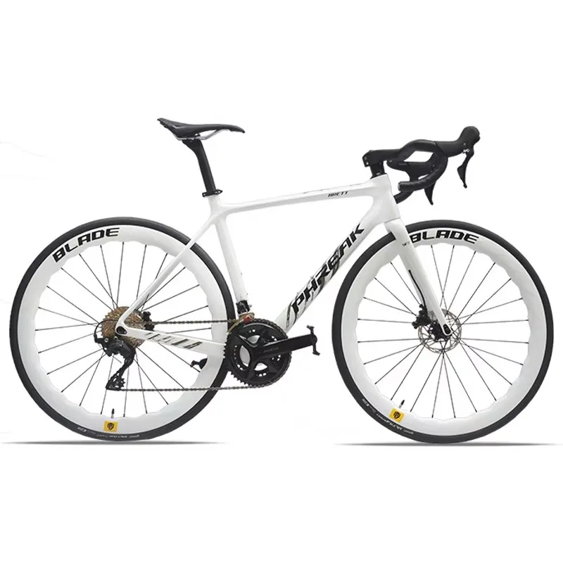 

Racing Bike - Carbon Frame & Fork, 24-Speed Gearing, Aero Wheels for Speed & Endurance