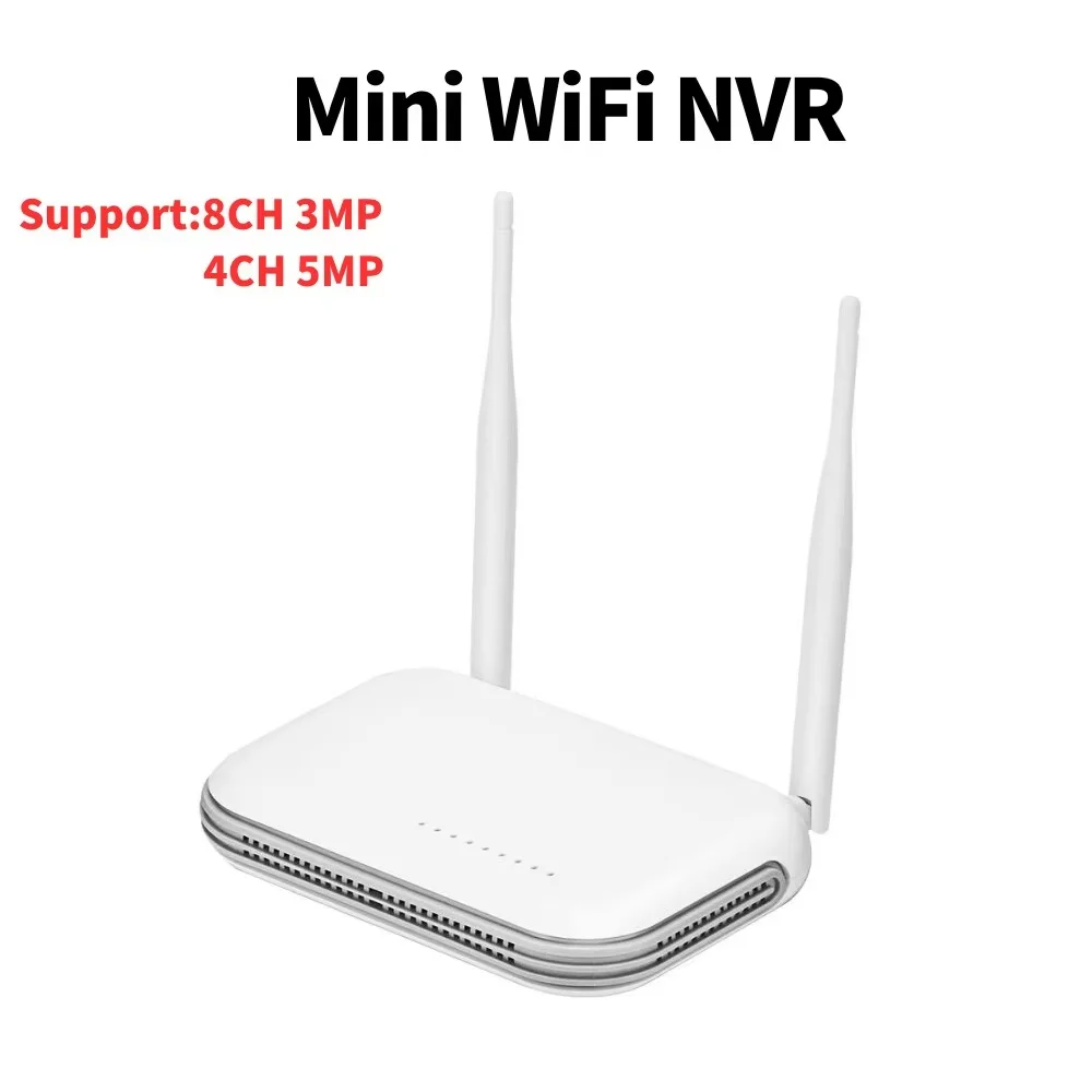 Mini Wifi NVR HD Audio WiFi caméra système de sécurité extérieure détection de mouvement intelligente pour 8CH 3MP 4CH 5MP caméra IP