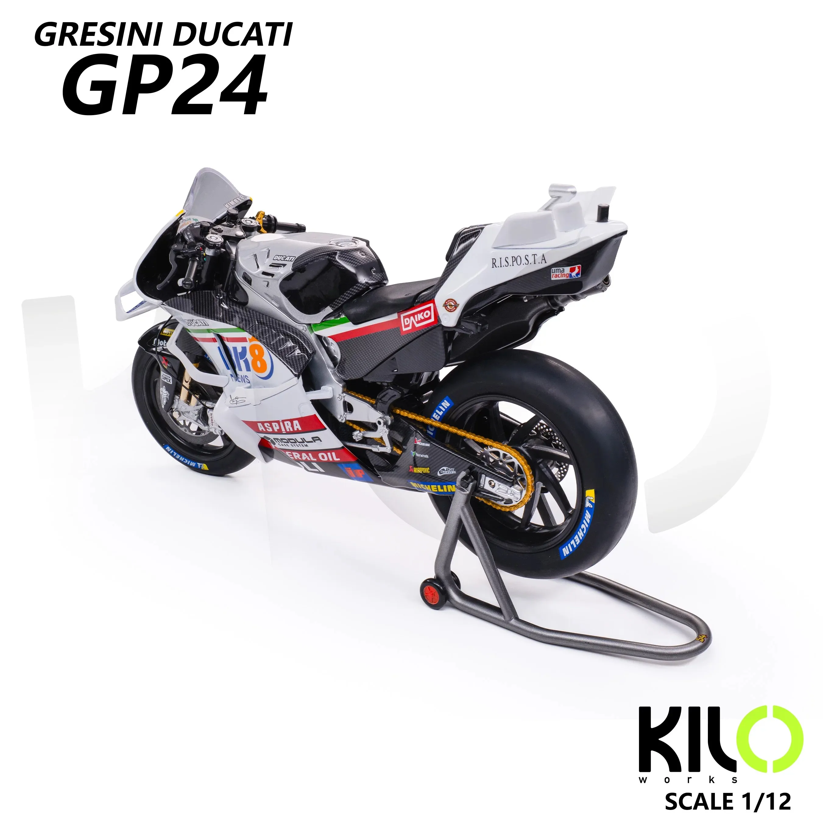 New In Stock Kiloworks 1:12 Ducati Gresini Ducati Gp24 2025 San