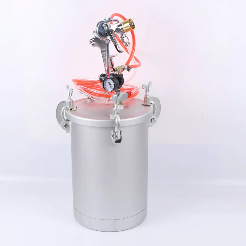

# Горячие продажи 15-литровый резервуар подачи давления краски с красочным воздушным пистолетом-распылителем PT-871 и жидким шлангом в сборе, распылителем краски высокой предварительной обработки