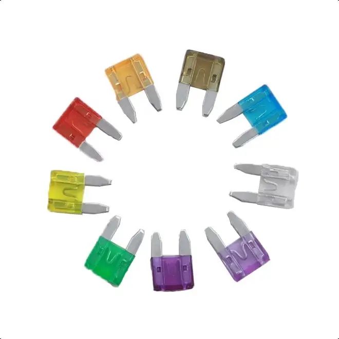 [50-10PCS] Sigortalar Mini Araba Sigortası 1A 2A 3A 5A 7.5A 10A 15A 20A 25A 30A 35A 40A Amp Klip Sigorta Seti Araba Kamyon için