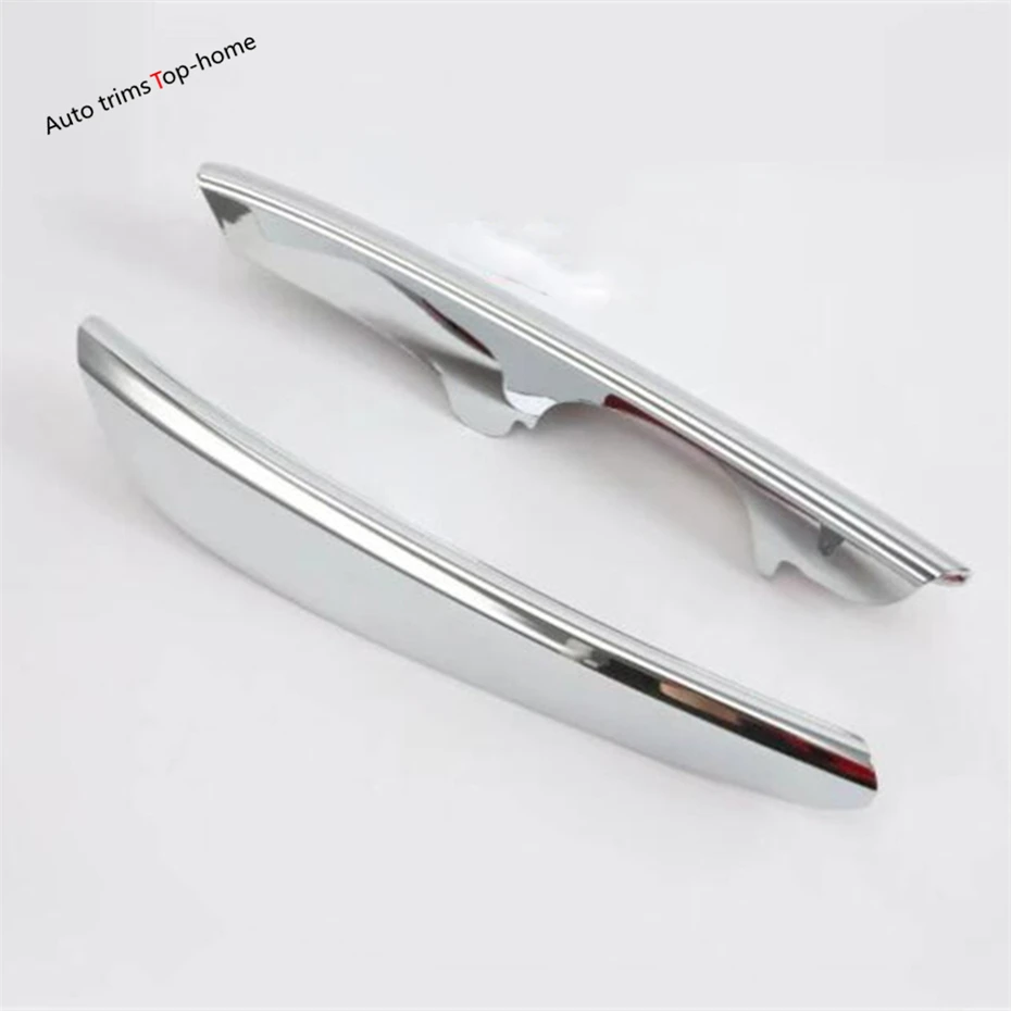 Front Bumper Grille Head Fog Lights Lamps Eyebrow Strip Cover Trim For Toyota Corolla 2017 2018 Car ABS Chrome / Red Accessories