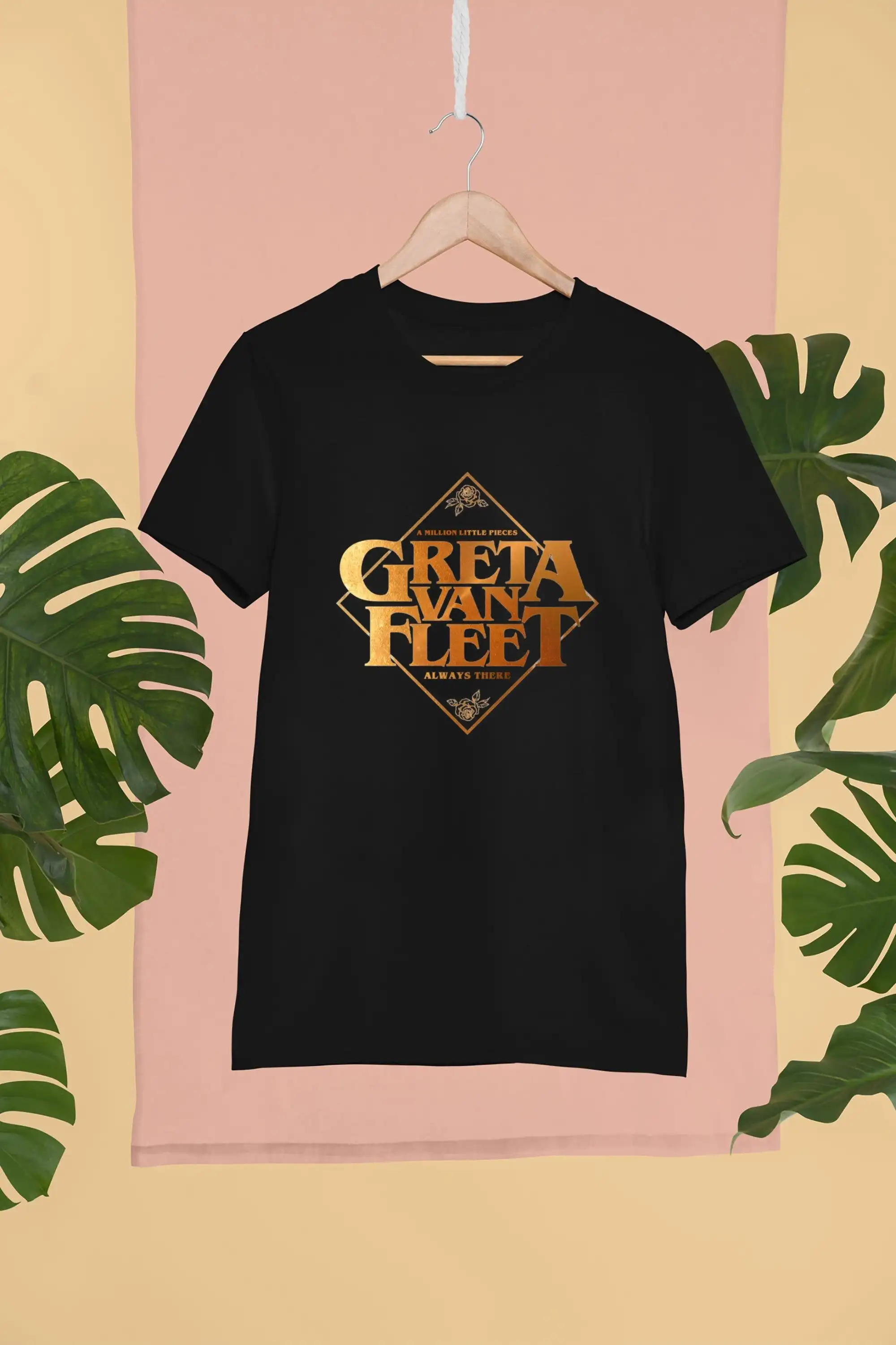 Greta Van Fleet T-Shirt,Gvf, Rock Band, Josh Kiszka, Jake Kiszka, Dreams On Gold Tour