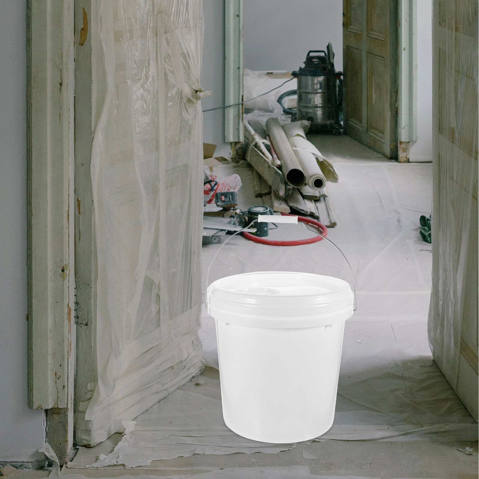 

10L Paint Bucket Multi-Purpose Airtight Pigment Container Painting Storage Bucket with Lid Leak-Proof Durable Pigment Container