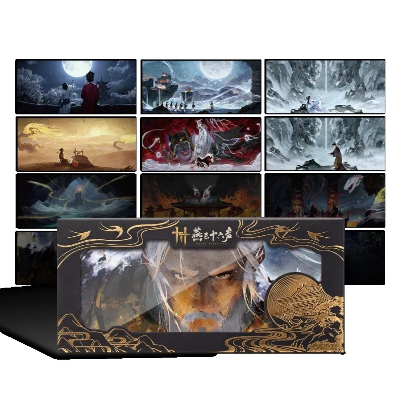 Where Winds Meet Game 12 Sheets Postcard Set Collectibles Souvenir Jiang Yan Aunt Han Young Master