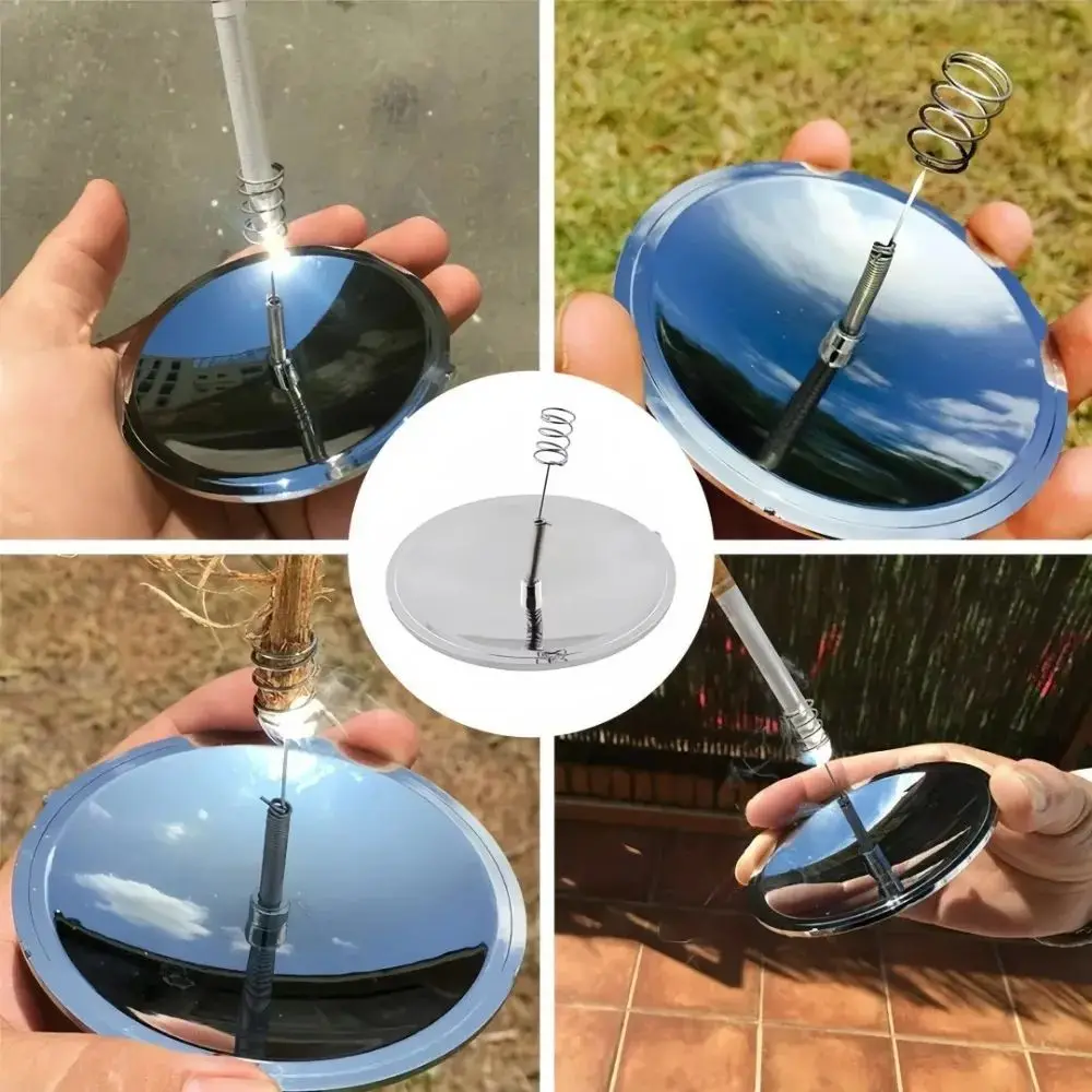Outdoor Solar Lgnition Lighter Camping and Survival Fireportable Tool and Piece of Gear Suitable for Hiking Wilderness Survival