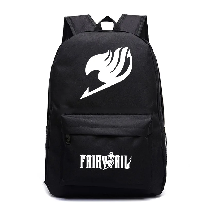 Mochila Fairy Tail Backpack Student Schoolbag Girls Boys Book Bag Travel Bags Laptop Backpack Casual Rucksack Women Men Knapsack