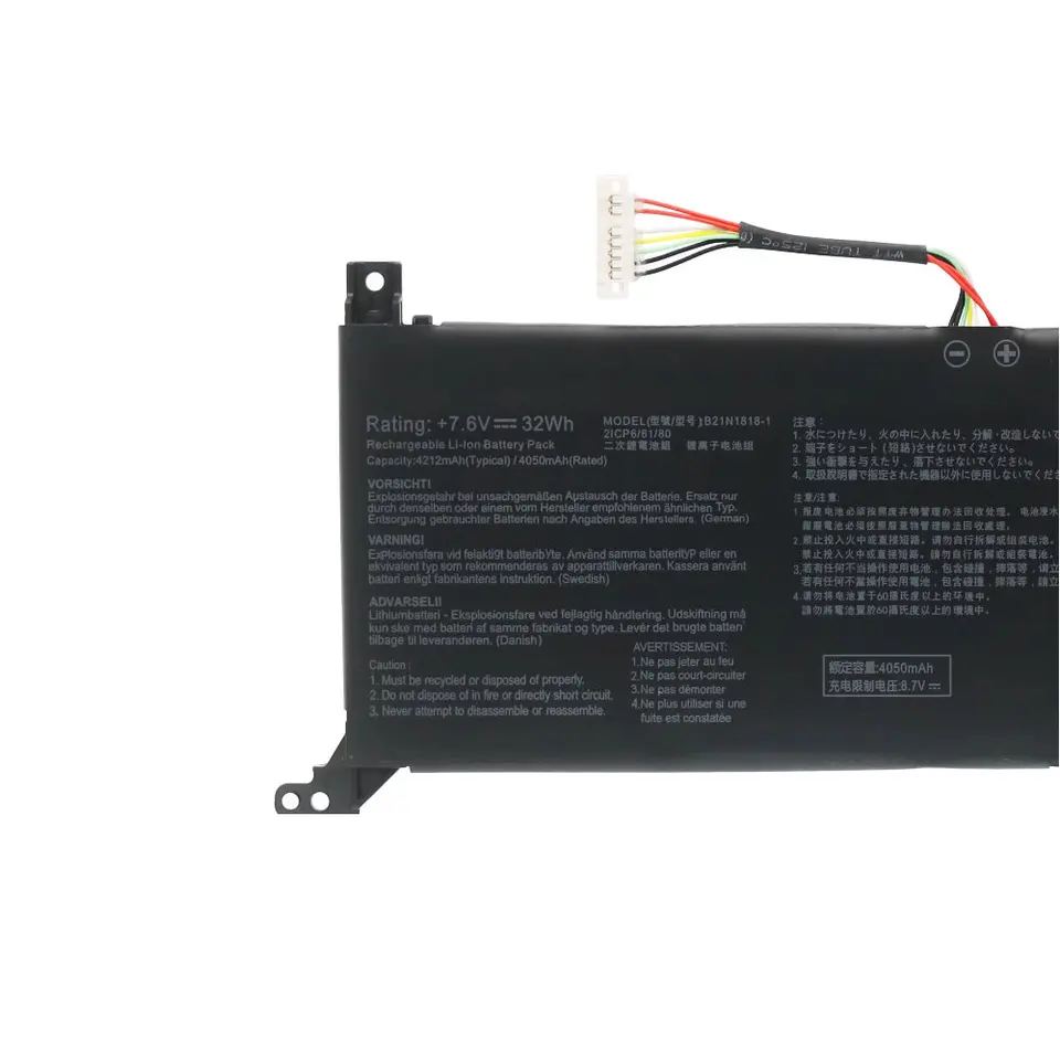 New C21N1818 B21N1818 B21N1818-1 B21N1818-3 Laptop Battery For