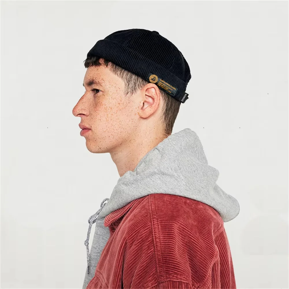 قبة القبعات الرجال العصرية الأسود الرجعية بروكلين إلكتروني التطريز البيسبول القطن قابل للتعديل عارضة قبعة الهيب هوب قبعات للحماية من الشمس #3