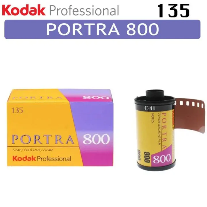 Original Kodak Professional Portra 800 Color Negative 35mm Film 135 Professional Film Color Negative Film（Expiration Date: 2025）