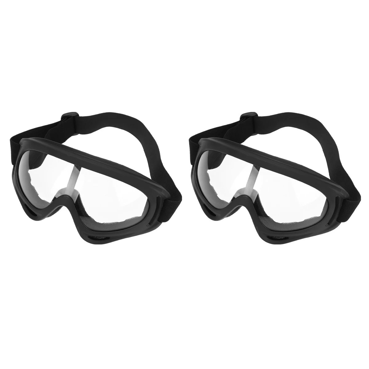

2pcs Cycling Ski Goggles Outdoor Protective Glasses Wind Dust Spittle Shield Lightweight Unisex Eyewear For Men Women Spittle