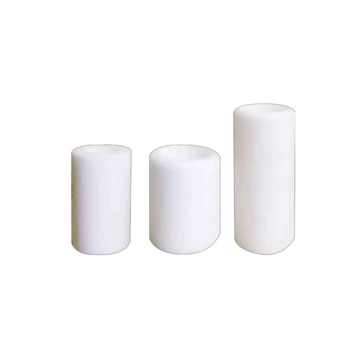 10 Buah Tabung Keramik Alumina Lubang Tunggal Tabung Keramik Bagian Kecil, Lengan Keramik Isolasi Berongga ID 0.6-11Mm