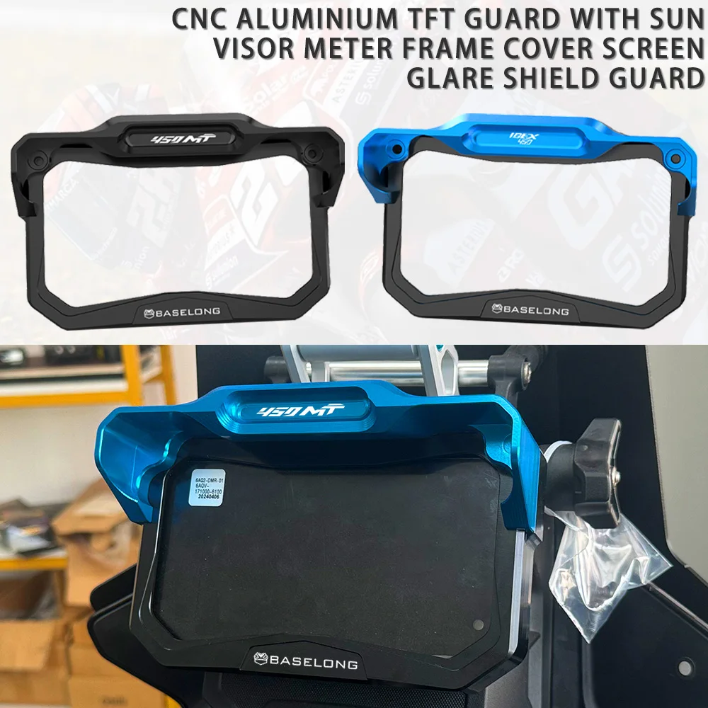 

Защитный кожух TFT-дисплея с солнцезащитным козырьком для мотоциклов CFMOTO 450 MT 450MT Ibex450 2024 2025 2026 – защита от бликов на экране