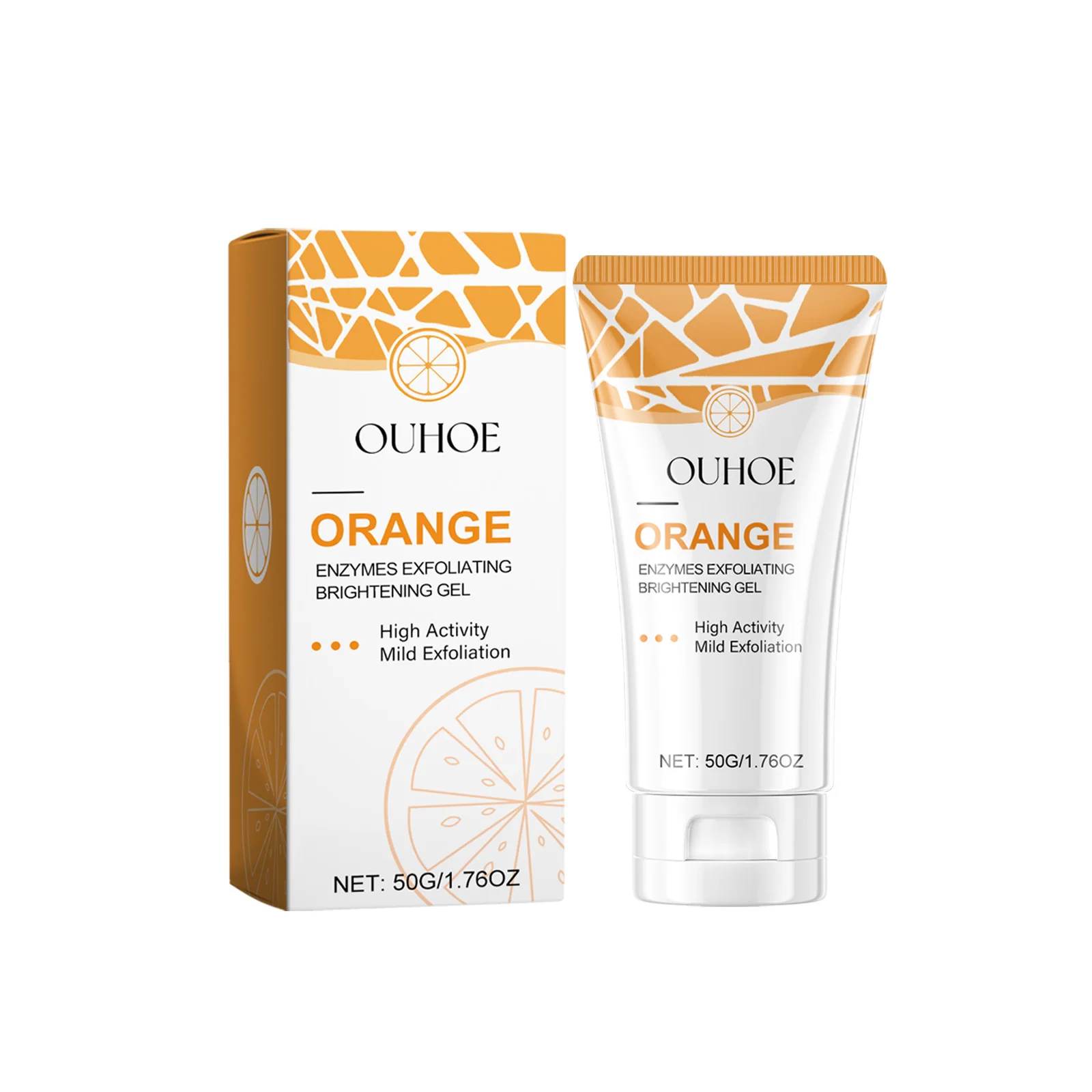 

OUHOE Enzymes Exfoliating Brightening Gel Gentle Exfoliating Cleansing Gel Deeply Purifies Pores Removes Blackheads And