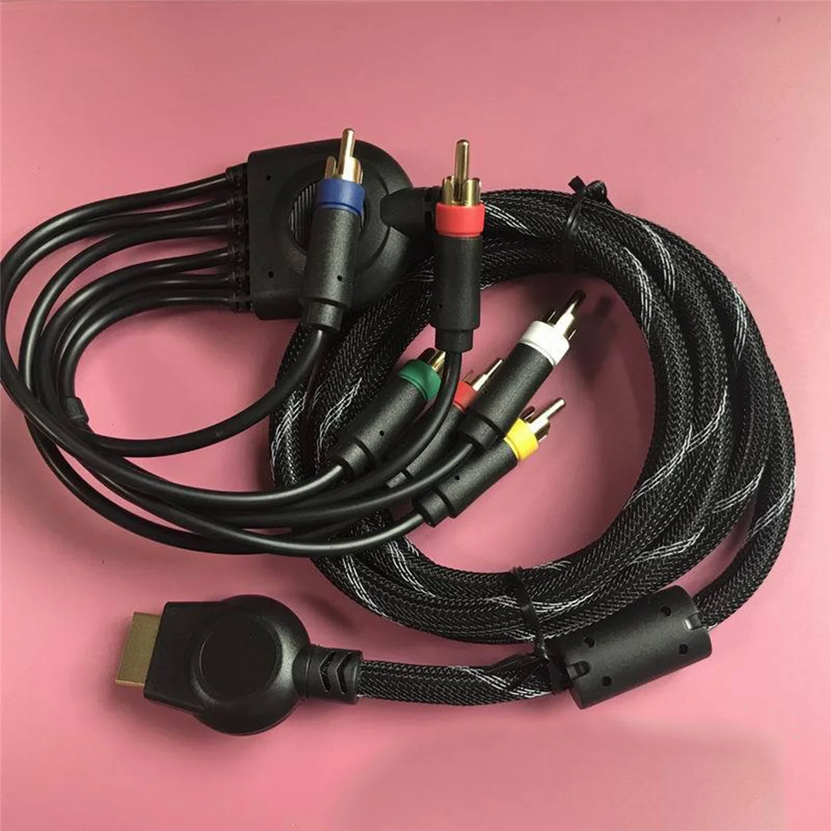 3X Suitable for PS2/PS3 Component Cable 1.8M Suitable for PS 2/3 High Resolution Game Cable Accessories