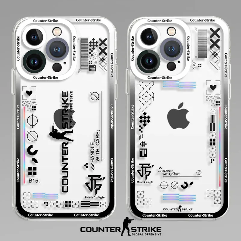 CSGO Game Protector Case For Xiaomi 13T 12T 11T 10T 14 13 12 11 Lite 5G NE POCO F6 X6 Pro X3 NFC X5 X4 GT F3 F4 F5 M6 M5S C65