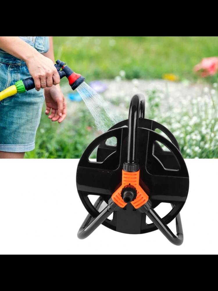 Enrouleur de tuyau à bras unique, enrouleur de tuyau, tuyau d'eau, outil de stockage T1 ABS pour jardin, lavage de voiture, tuyau d'arrosage