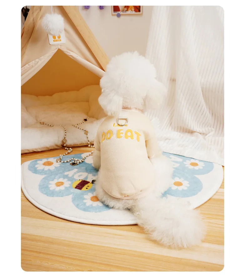 Dog Cat Hoodie Letter Print Pet Sweatshirt Warm Winter Clothes Cute Fashion Apparel For Small Dogs Cats With Free Shipping