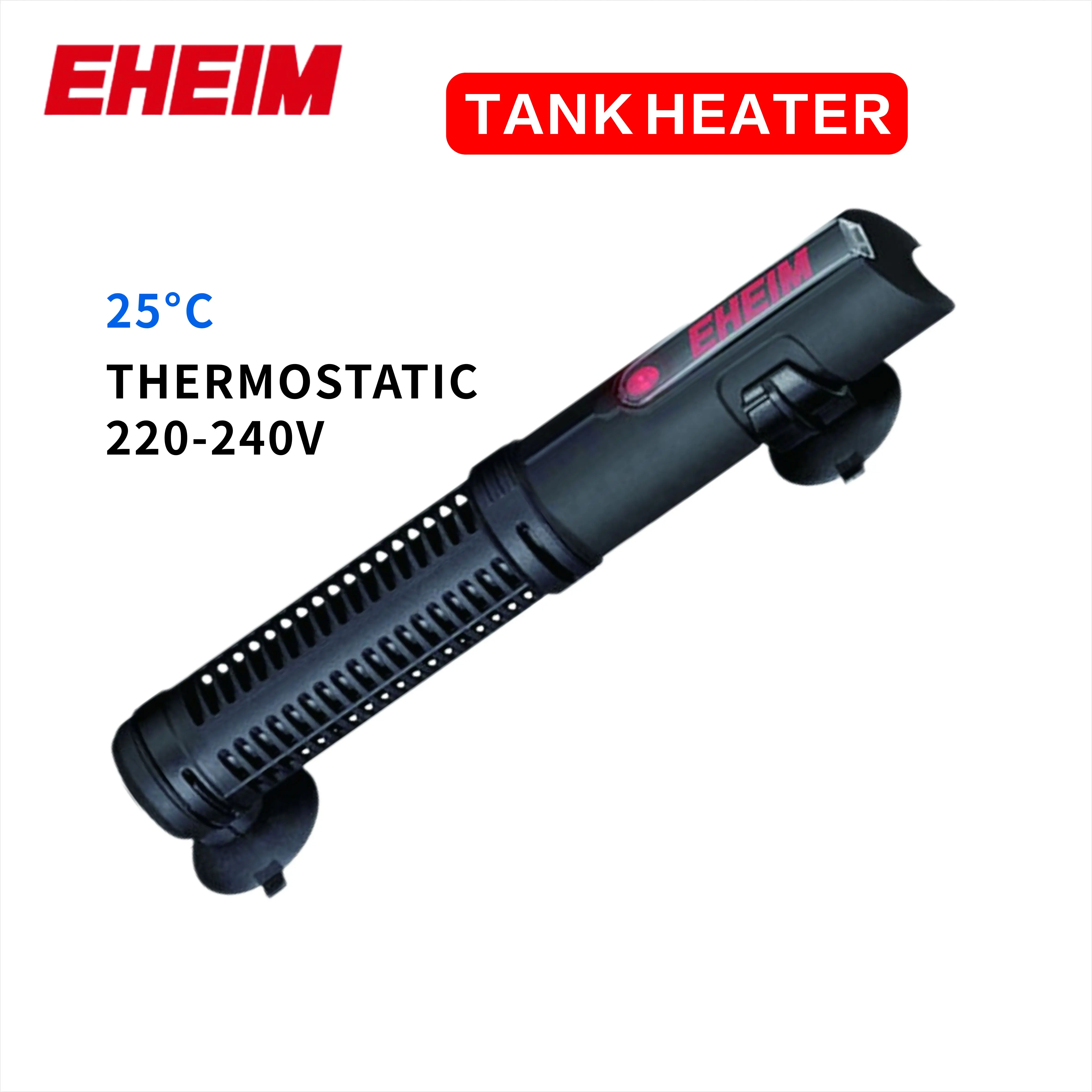 Saltwater Tank - EHEIM 25 ℃ แท่งทำความร้อนสำหรับตู้ปลา ควบคุมอุณหภูมิคงที่อัตโนมัติ เหมาะสำหรับตู้ปลาขนาดเล็ก
