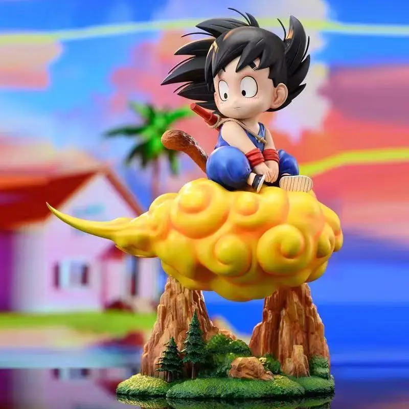 21cm/8.27inch Dragon Ball cartoon character Goku Anime Figure Kid Goku Pvc Action Figures decoration Collection Model Toys Gifts