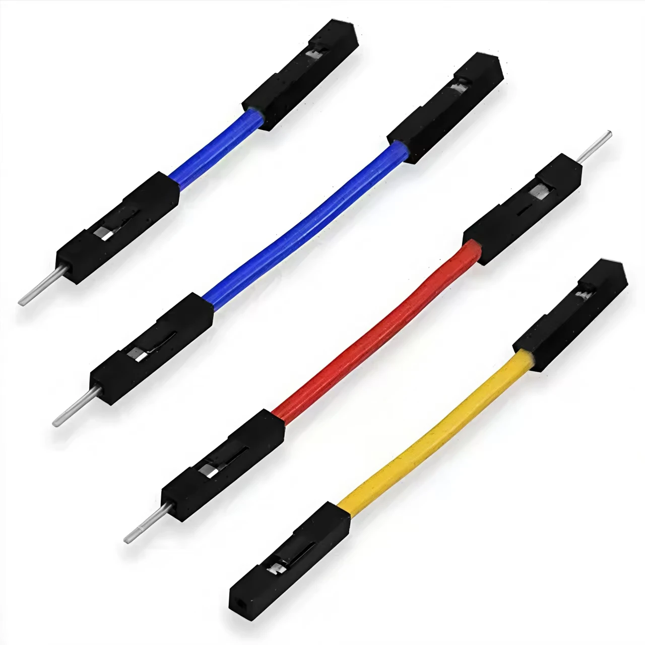 

100 шт., супермягкая силиконовая перемычка, 1-контактный кабель Dupont, 26AWG, мужской и женский, гибкий линейный разъем без пайки для DIY Arduino