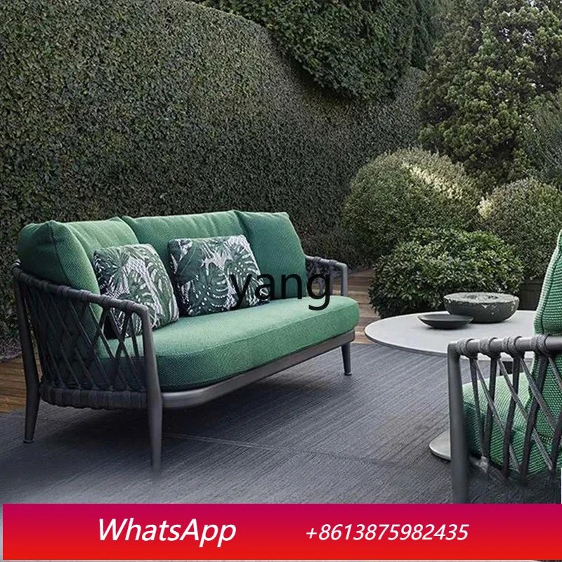 

LTT outdoor sofa villa courtyard designer leisure terrace rattan sofa chair