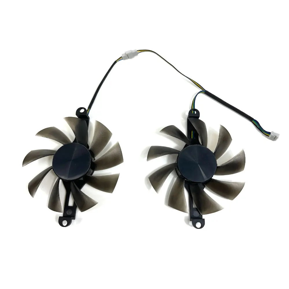 

2PCS/SET Colorful GTX 1060、960、950、P106-100 GPU FAN，For jishuo RX 6600M、RX 580、Mllse rx 580、Alseye RX580 Video card cooling fan