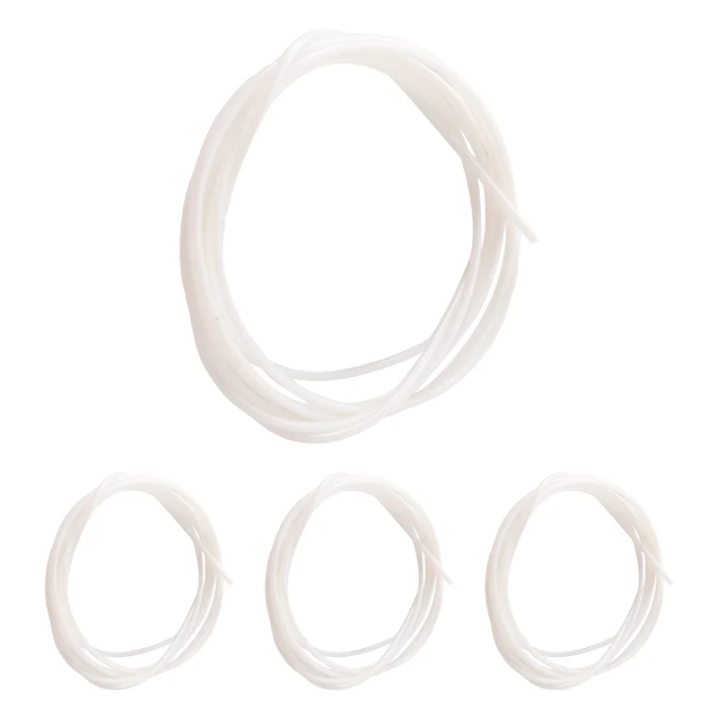 -A14E 4 шт./компл., белые прочные нейлоновые струны для укулеле, запасная часть для 21 дюймов, 23 дюйма, 26 дюймов, струнный инструмент