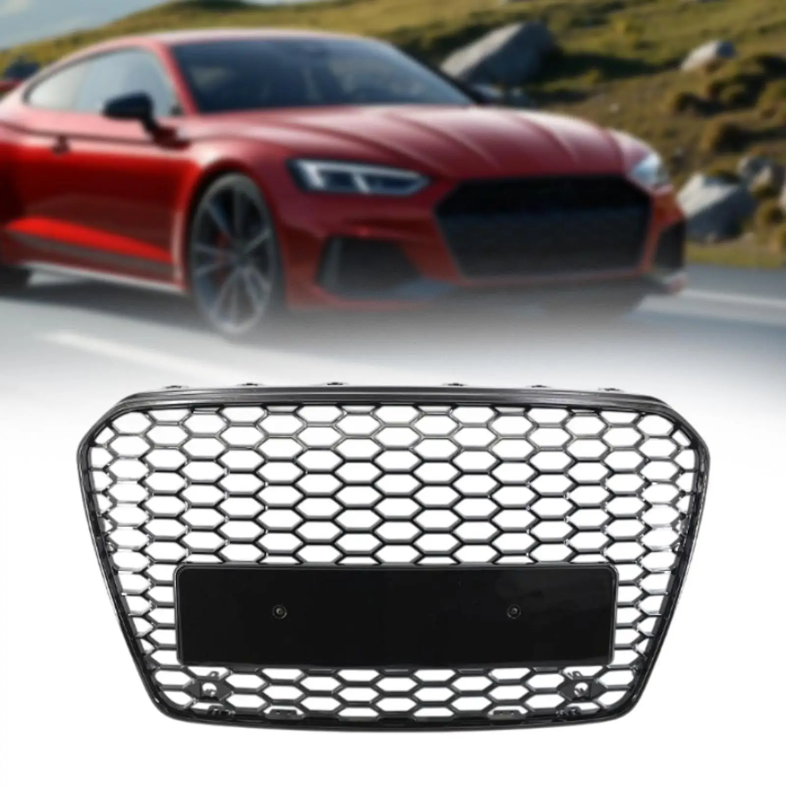 

Automotive ABS Plastic Front Radiator Grille Mesh Replacement Exterior Parts for Audi A5 A5 Quattro S5 B8.5 13-17