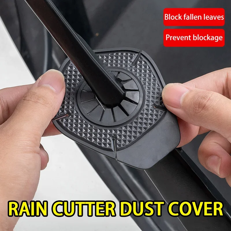 

Universal Car Wiper Hole Cover Dust-Proof Leaves Blocker Silicone Protective Cap for Windshield Washer Nozzle Anti-Dust Plug Set