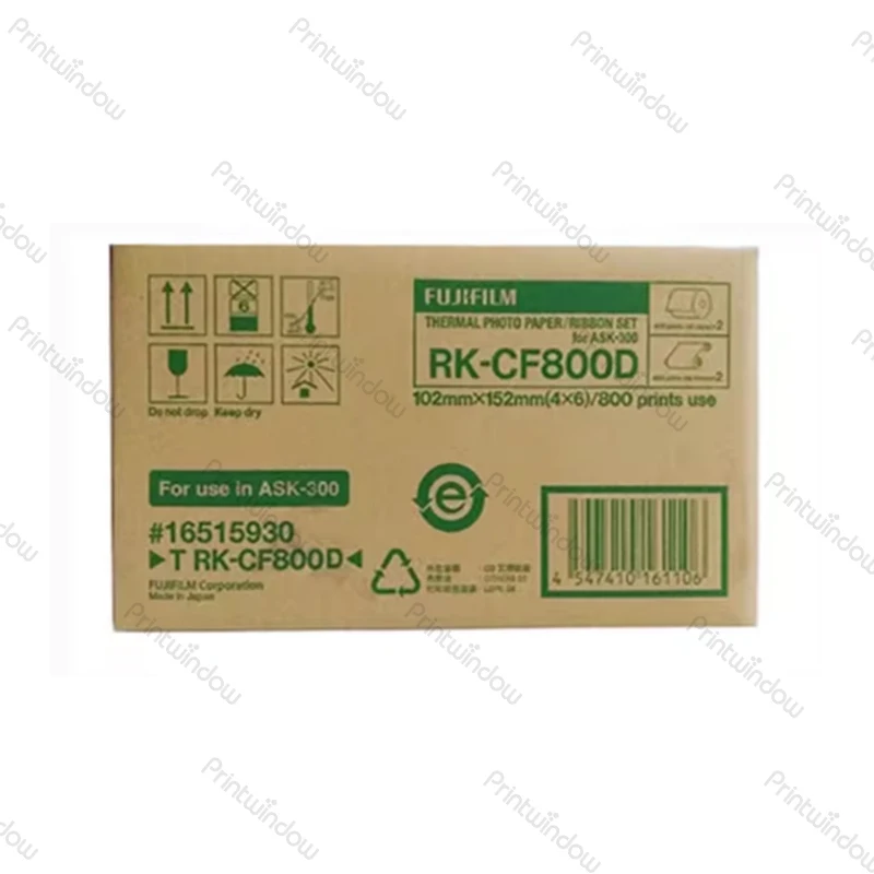 Set di nastri compatibili da 6 pollici/8 pollici per carta fotografica per stampante a sublimazione del colore Fujifilm ASK300 progettati specificatamente per ASK300