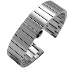 Stainless Steel Watch Band for Huawei Gt2 Strap Wristband for Samsung Galaxy Watch 3/4 Band 20mm 22mm Butterfly Buckle Metal