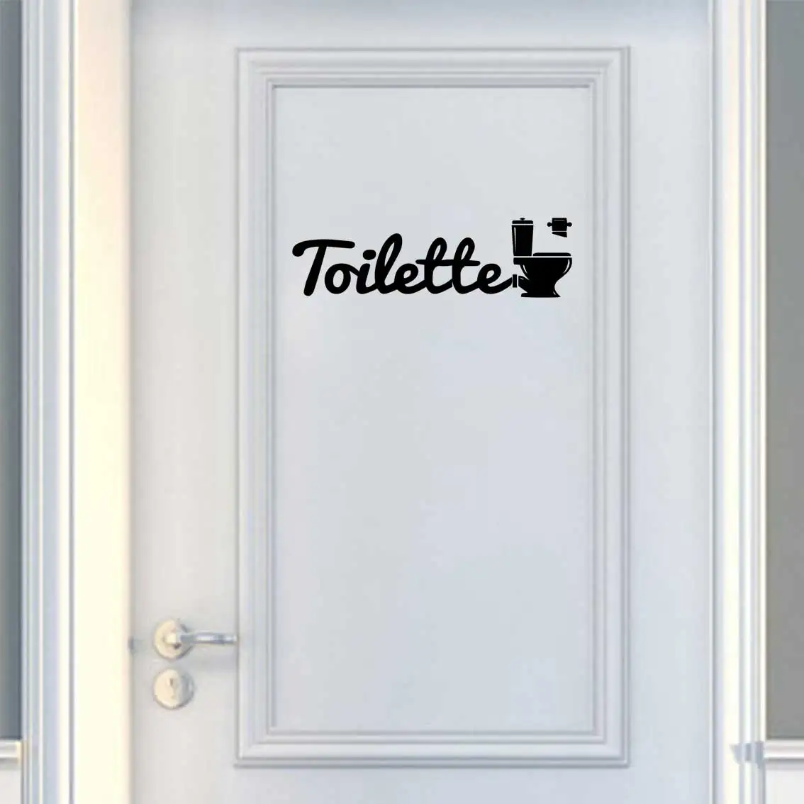 New word Wall Sticker Diy Wallpaper For bathroom WC Door Decor Vinyl Art Decal For Bedroom Wall Art Stickers