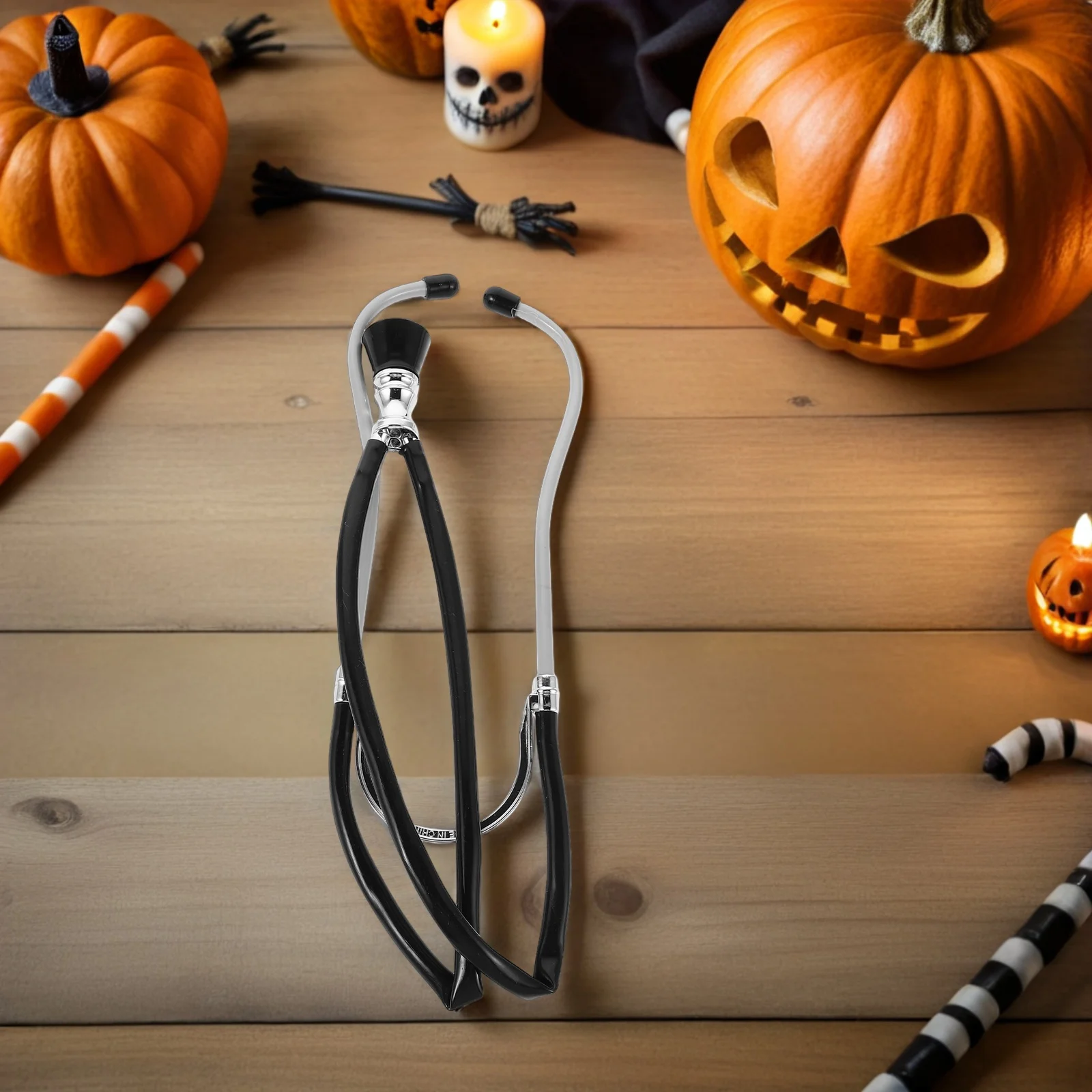 4 stuks gesimuleerde stethoscoop voor dokter rol alsof spel echt werkende medische instrumenten kostuum feestartikelen