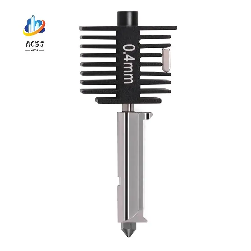 

AC57-2PCS A1 Mini Upgrade Hotend Kit, комплект нагревательных блоков с печатающей головкой 3D-принтера Hot End с насадкой из закаленной стали 0,4 мм