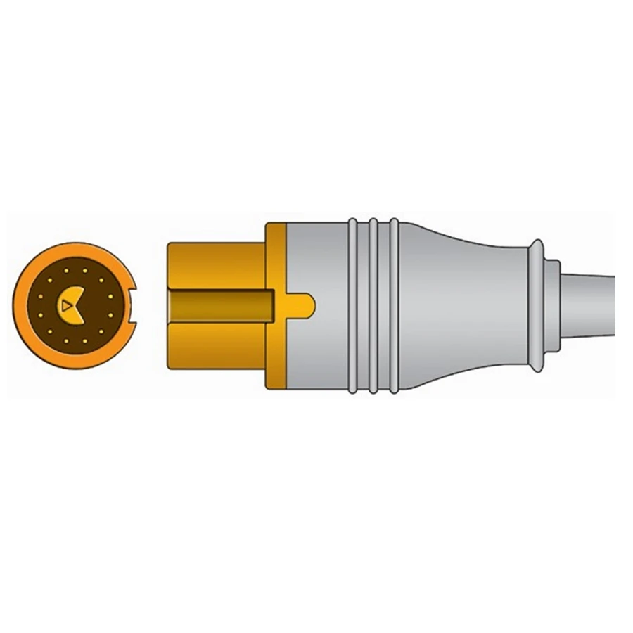 

ZPCN connector for Fukuda 12p IBP Connector For IBP Cable or Temp. probe 5pcs packing ZPCN-620