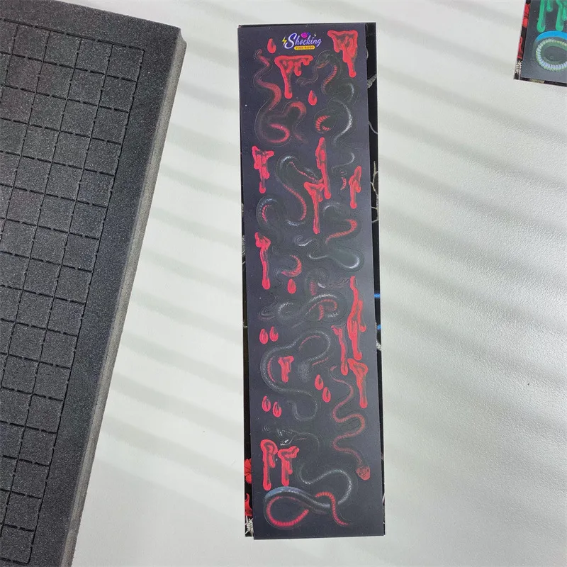 Korean Diablo Style Blood Snake Sticker DIY Scrapbooking Journal Phone Case Diary Album Gift Decoration