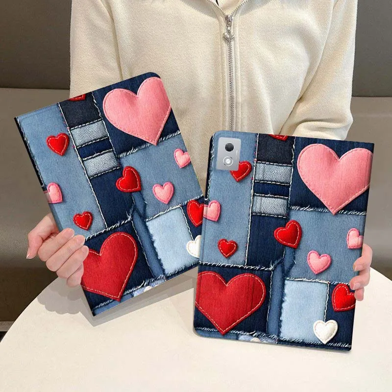 

Cartoon Love Art Pattern For Legion Xiaoxin Pad P12 Pro Y900 GT 2023 2025 12.1 12.7 14.5 inch Tablet Case