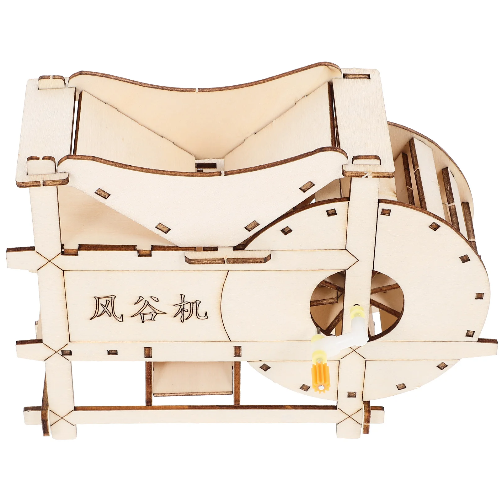 Projets en bois de bricolage pour enfants, Kit de Machine à batteuse scientifique éducative, Machine à batteuse à manivelle portative