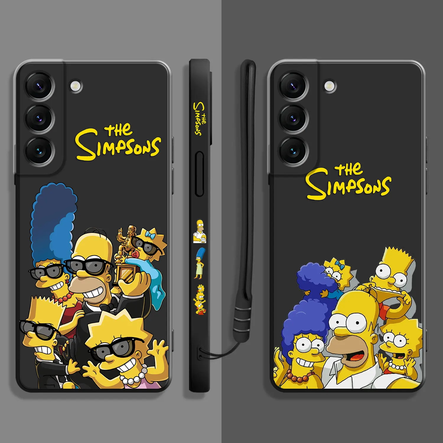 Liquid Case For Samsung Galaxy S22 S21 S20 FE Ultra S10 S9 S8 Plus S10e Note 20 10 Lite The Simpsons Star Photograph Win Award