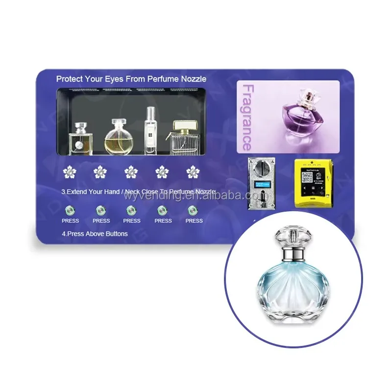

Cologne Sample Vending Machine Perfume Dispenser for Retail and Commercial Use Fragrance Sampling Station