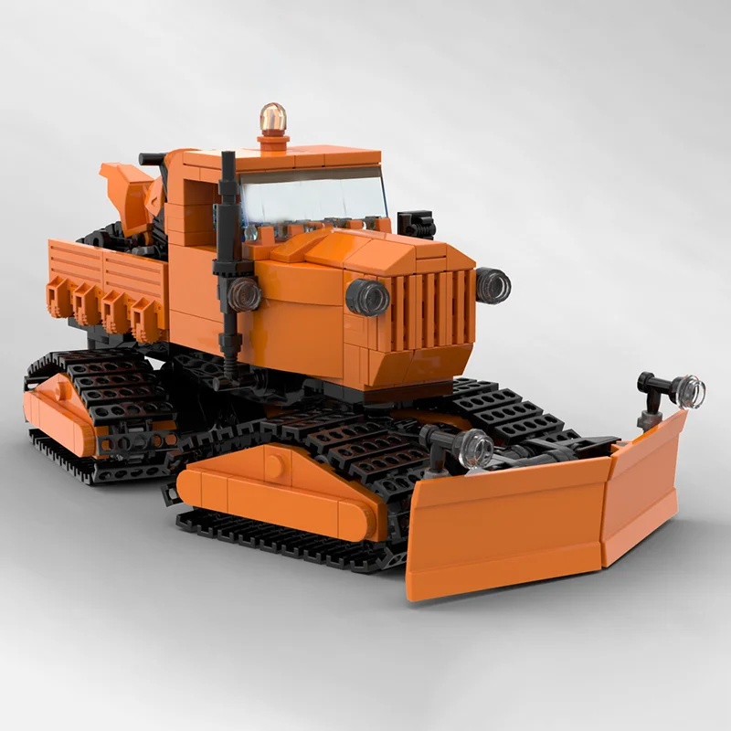 Urban Truck Model Moc Bouwstenen Tucker Sno-Cat Model Technologie Modulaire Stadsauto's Geschenken Bouw DIY Montage Speelgoed