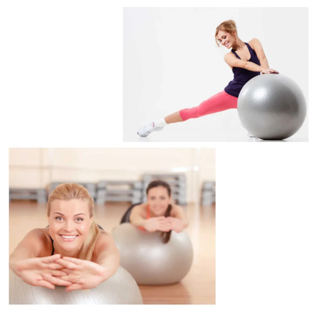 Pilates Yoga Ball PVC Professional Exercise Ball 45cm Yoga Ball With Pump For Working Out Balance Stability Home Gym