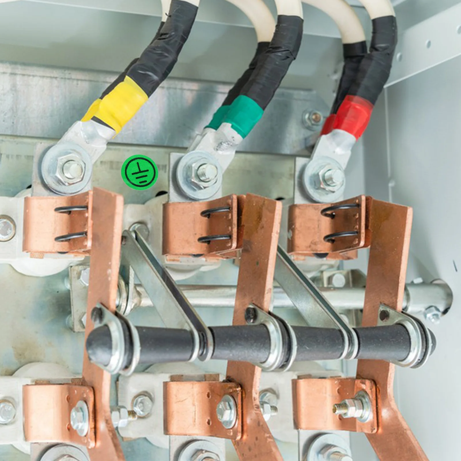 

10 Pcs Ground Wire Identification Stickers Electric Fence Warning Signs Safety Labels Traffic Safety