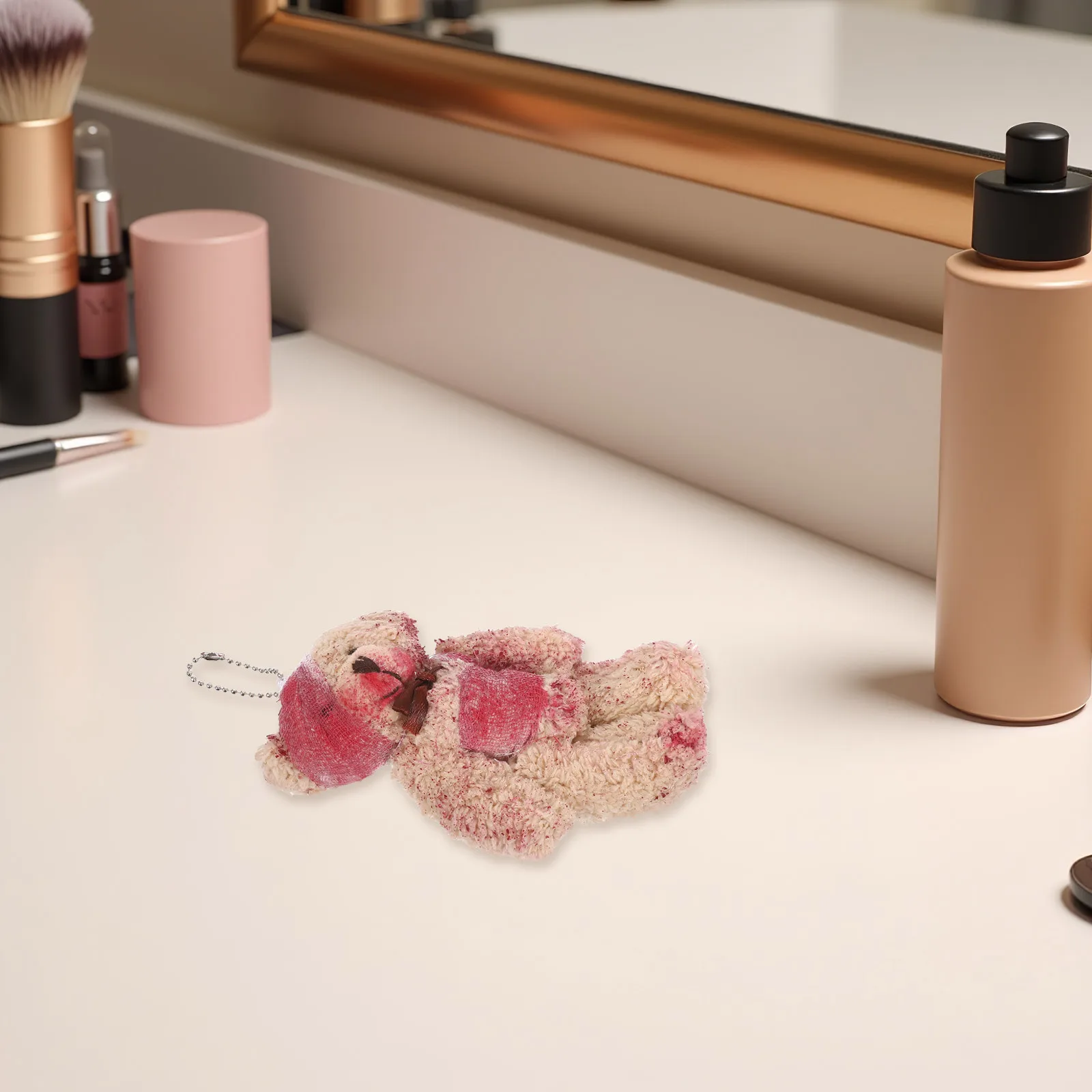 1 قطعة تصميم الدب الدموي لحقيبة السيارة حلقة حقيبة قلادة قلادة الهاتف الخليوي المفاتيح مفتاح سلسلة مفاتيح حلقية ملحق #6