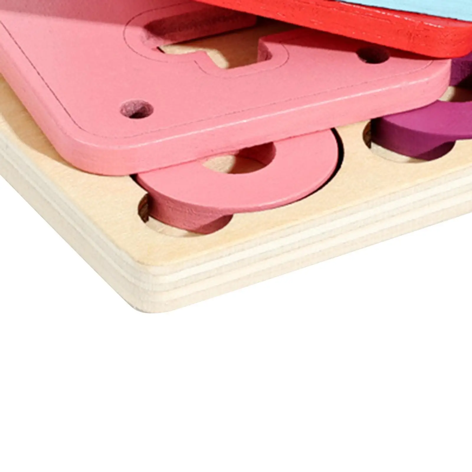 Serrature e chiavi in legno Giocattoli Abilità motorie fini Forma di giocattolo educativo per l'apprendimento